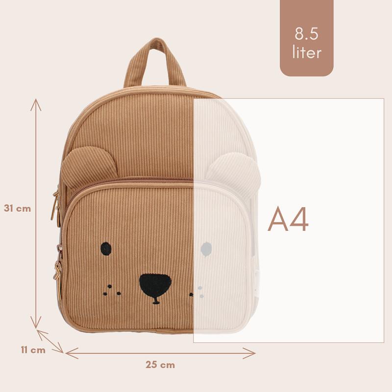 Kidzroom Plecak Dla Dzieci Beary Excited Brown 030-00638030-00638_2