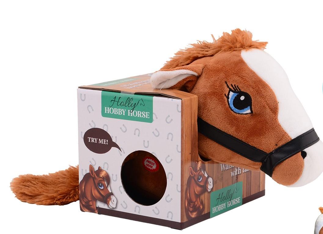 Holly Hobby Horse koń na pasku z ogonem brown 2229422294_2