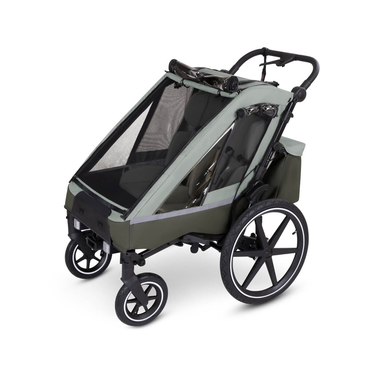 ABC Design Przyczepka Rowerowa 3w1 Olive Fahrradanhaenger-tour-olive-06-kinderfahrradanhaenger