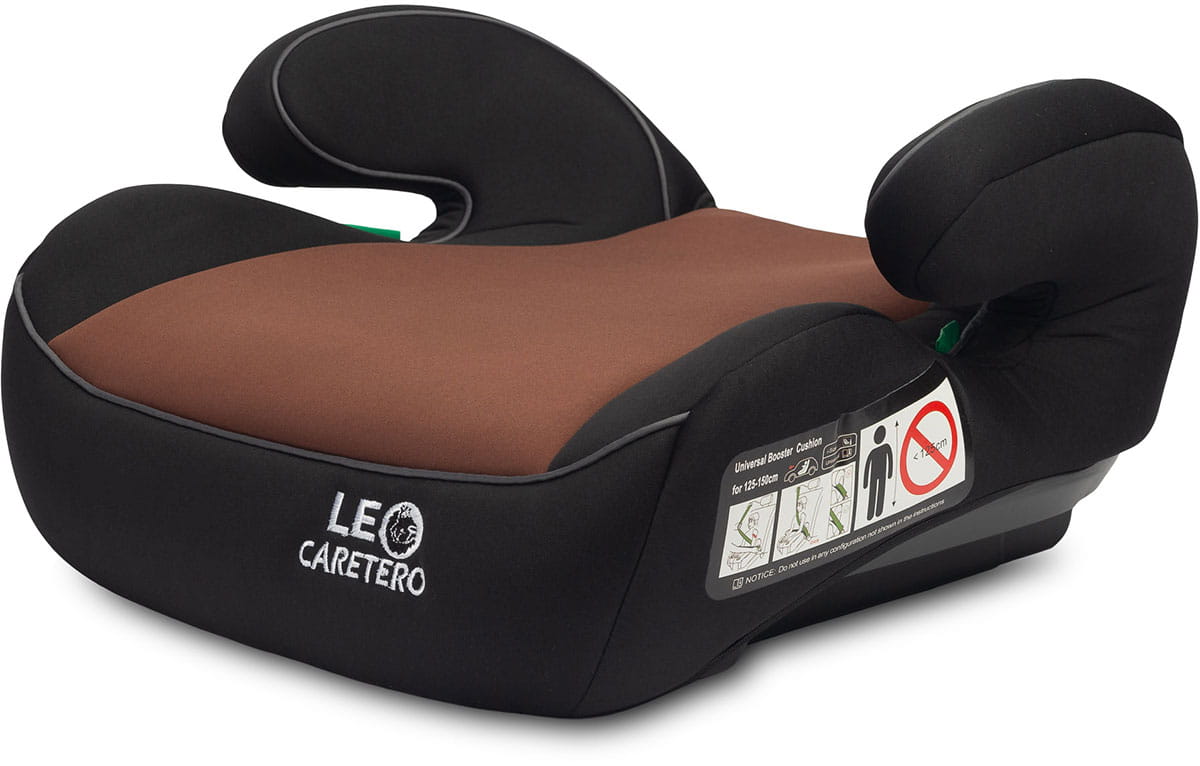 Caretero Leo i-Size - podstawka, podwyższenie na fotel, booster z normą i-Size Dark Brown caretero-leo-i-size-dark-brown_1