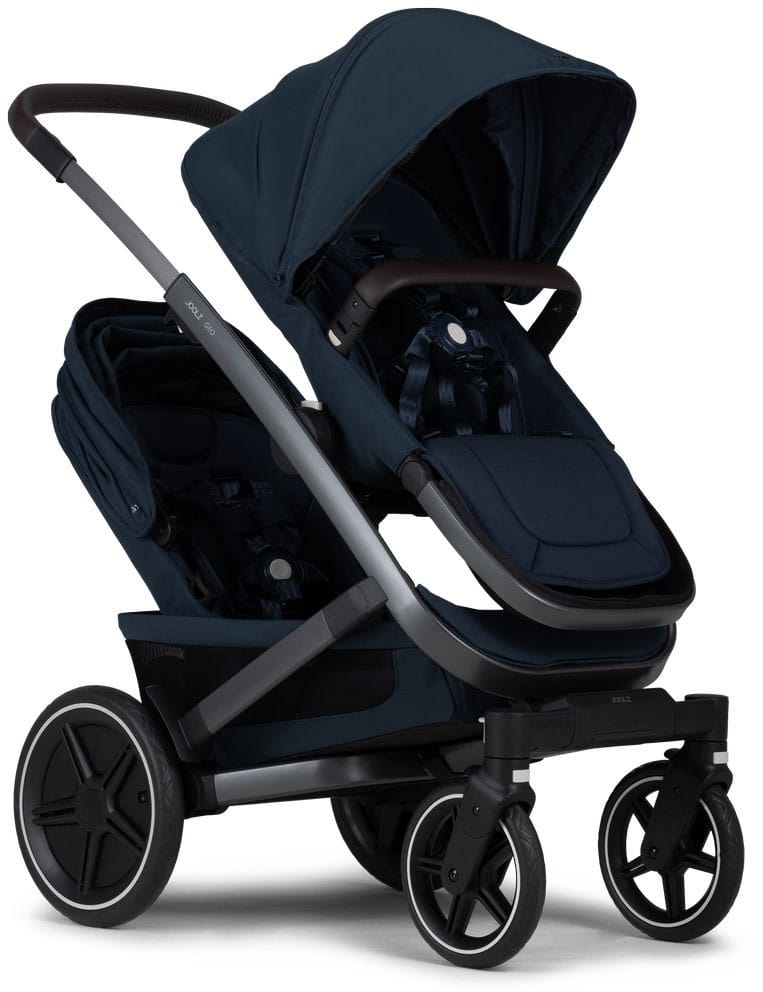 Joolz Geo 3 Twin Wielofunkcyjny Wózek Głęboko-Spacerowy dla Bliźniąt 2w1 Navy Blue joolz-geo-3-twin-navy-blue2