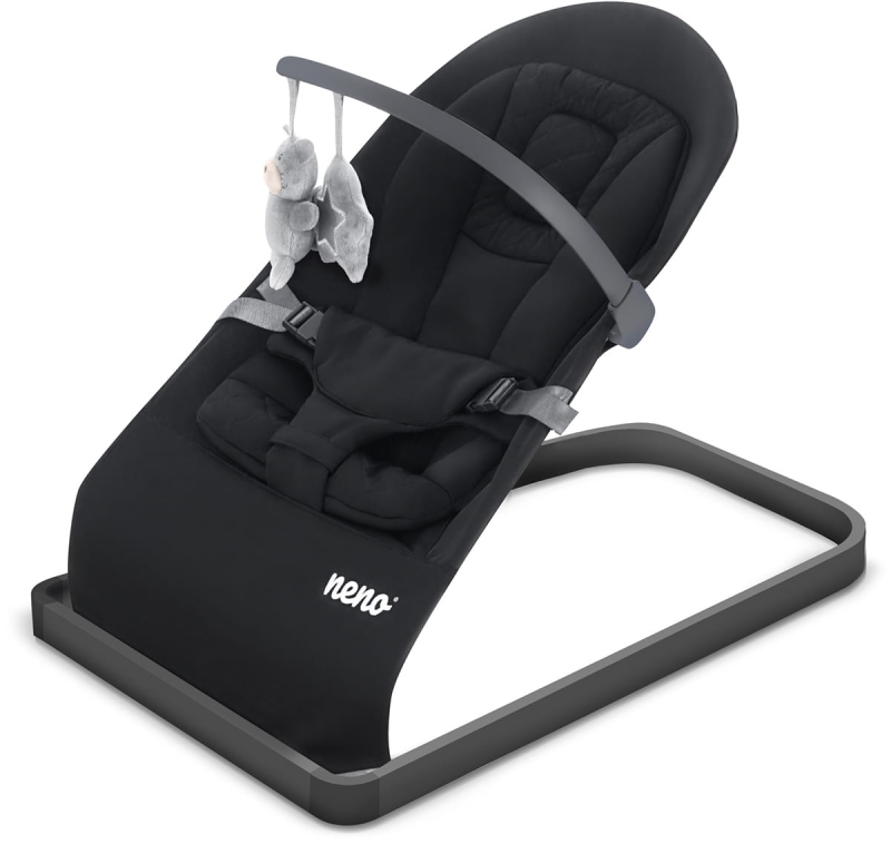 Neno CHIARO Elektroniczny Leżaczek dla dzieci Black neno-chiaro-black