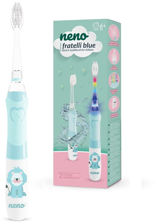 Neno Fratelli Elektroniczna Szczoteczka Dziecięca Blue (6+y) neno-fratelli-blue4