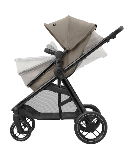 Maxi-Cosi Zelia3 Wózek Spacerowy Essential Black mc-zelia3-luxe-twillic-truffle-fr-black-glossy-fr_1