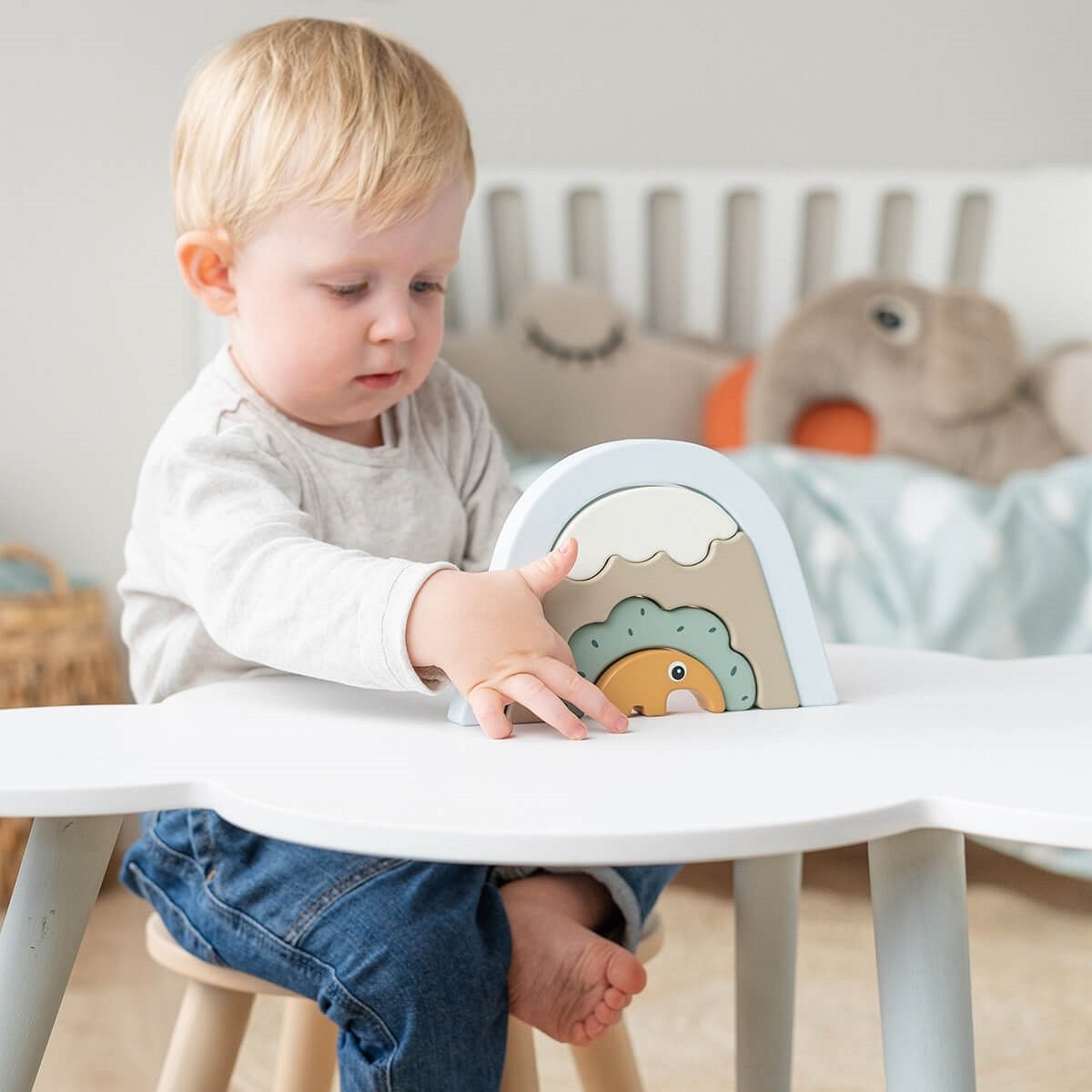 Done by Deer Silikonowa Podkładka Na Stół Krokodyl Croco Powder b81489994cbe44e5966b21590f0ebe56