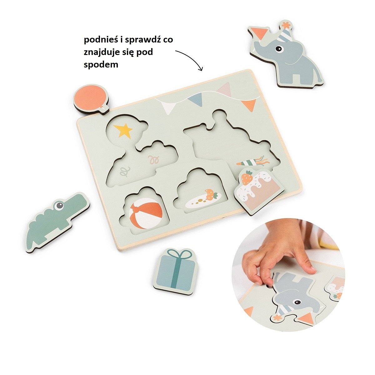 Done by Deer Pierwsze Puzzle Warstwowe Celebration b422f667fa954ae993ecc3ac0f087a4f