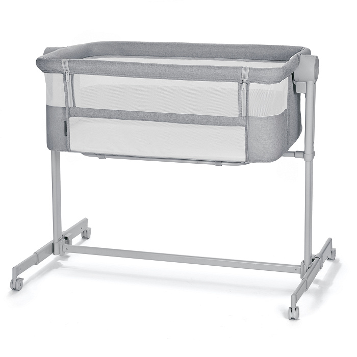 Kinderkraft NESTEE UP 2 Łóżeczko Dostawne 2w1 Szary Rama Jasna 628caacc-4134-479b-85a3-ed6e04fd6bb1