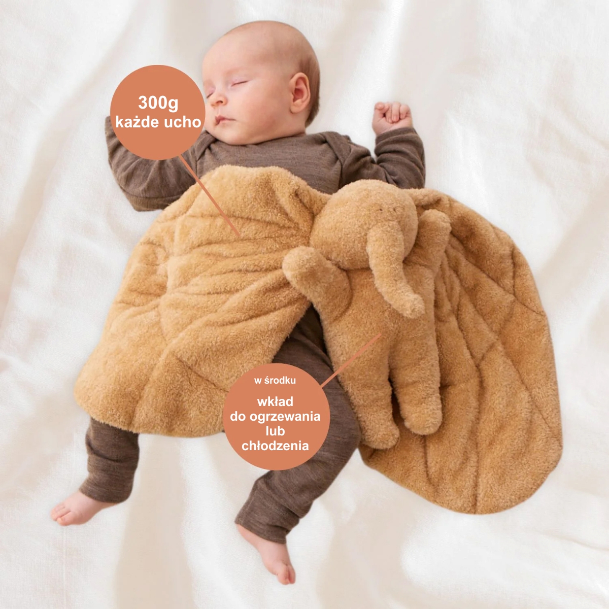 Membantu Pluszak Obciążeniowy Słoń - Brązowy Obciazeniowe-01