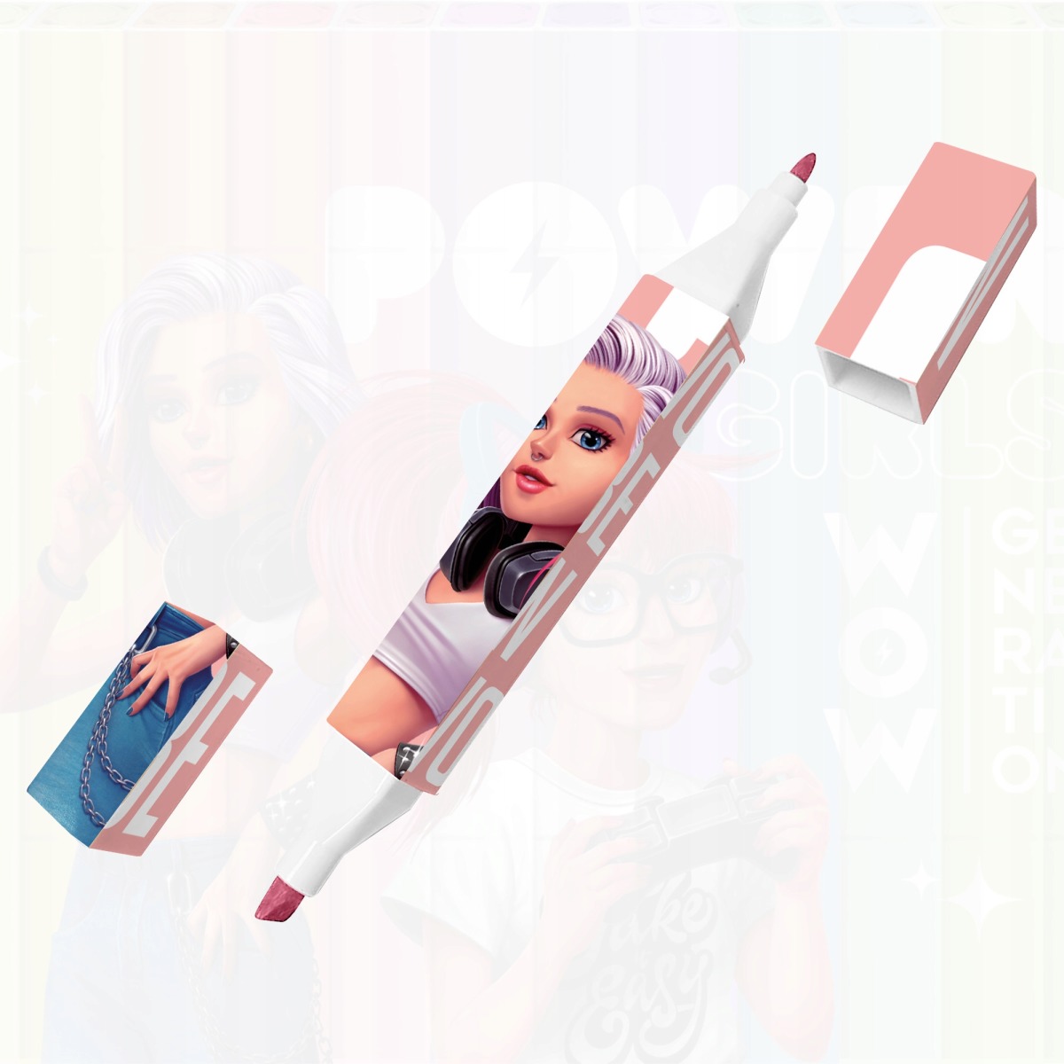 Kids Euroswan Markery flamastry dwustronne 12szt WOW Generation markery-flamastry-dwustronne-12szt-wow-generation_28890_2