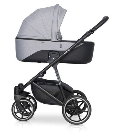 Riko Side Wózek Głęboko-Spacerowy 2w1 Grey Fox