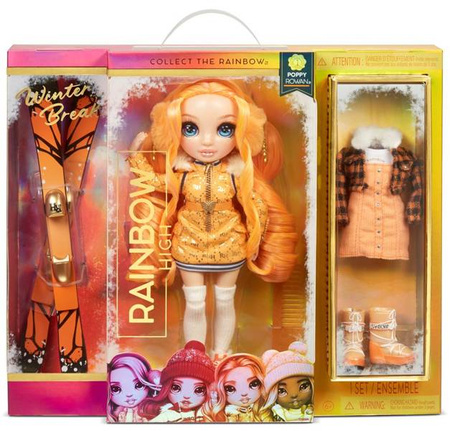 Rainbow High Winter Break Lalka Przerwa Zimowa Fashion Doll- Poppy Rowan