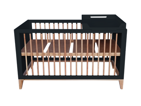 Theo Bebe Nami Wielofunkcyjne Łóżeczko Ratanowe 70x140cm Onyx