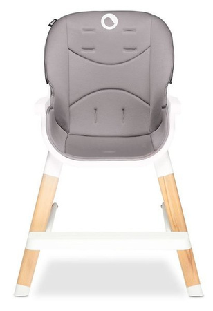 Lionelo Mona Drewniane Krzesełko Do Karmienia Stone