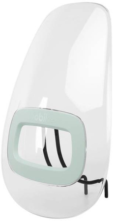 Bobike Go Mini Fotelik Rowerowy + Osłona Przeciwwiatrowa + Kask XXS Mashmallow Mint