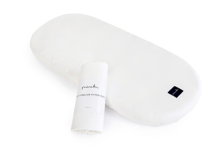 Puuki Prześcieradło Do Gondoli Wózka 35x75cm Śmietanka