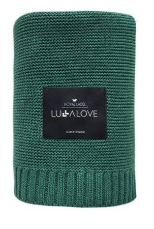 Lullalove Bambusowy Koc Butelkowa Zieleń