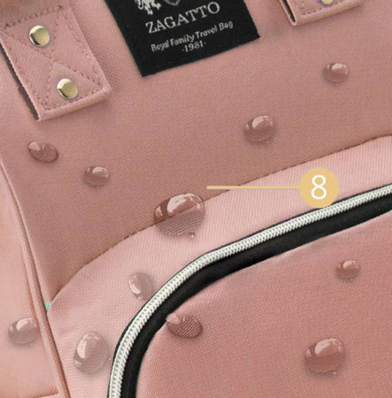 Zagatto ZJMaja2022 Torba Plecak do Wózka Pink