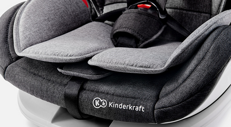 Kinderkraft Oneto 3 Fotelik samochodowy 9-36 kg Black/Grey