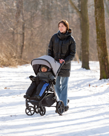 Carrello Bravo Plus 2023 Wózek Spacerowy Storm Grey