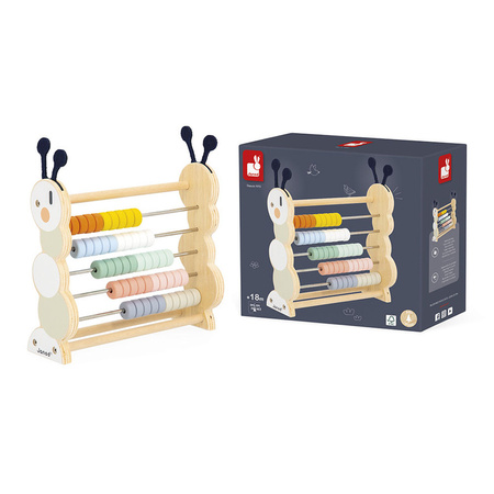 Janod Drewniane liczydlo Gąsienica Sweet Cocoon 18m+