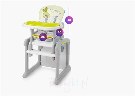 Baby Design Candy Krzesełko do Karmienia Zielony