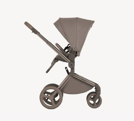 Anex Flo Wózek Głęboko-Spacerowy Yuki + Cybex Aton B2 i-Size Fotelik Samochodowy 0-13kg + Baza One Volcano Black