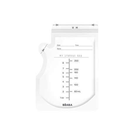 Beaba Woreczki do przechowywania pokarmu 250ml 50 sztuk