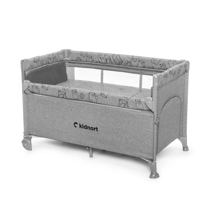 Kidnort Stugan Łóżeczko Turystyczne Jasny Szary