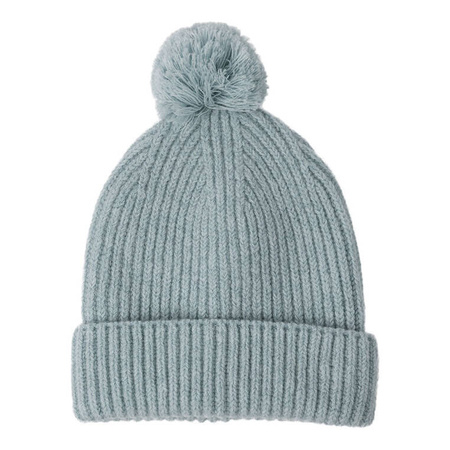 Lodger Czapeczka z wełny merino 100% miętowa Silk 1-2 lata