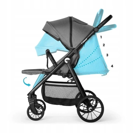 Kidnort Sjölejon Wózek Spacerowy Czarny