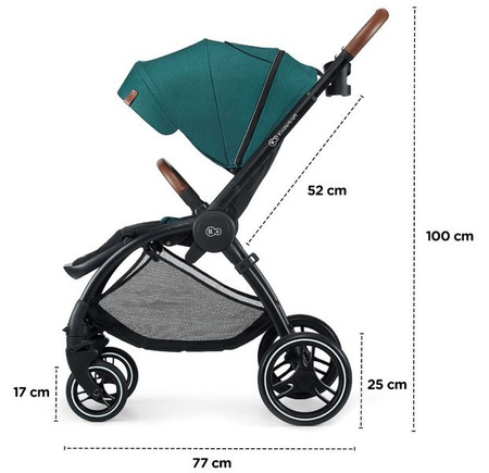 Kinderkraft Evolution Wózek Spacerowy + Cocoon Platinum Grey