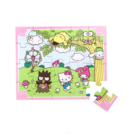Micki Hello Kitty Drewniane Puzzle 20 szt
