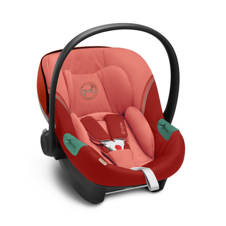 Cybex Aton S2 i-Size Fotelik Samochodowy 0-13kg Hibiscus Red 2023 + Cybex Baza One Isofix