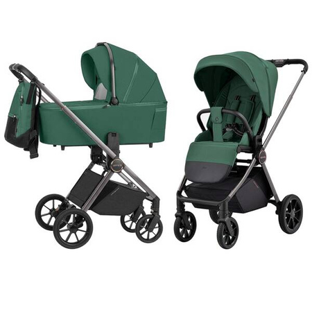 Carrello Ultra Wózek Głęboko-Spacerowy 2w1 Morning Green
