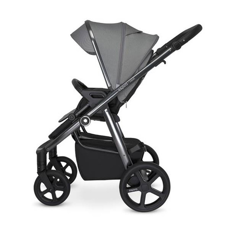 Espiro Next Up Wózek Głęboko-Spacerowy Koła Pompowane 2w1 607 Gray Shades