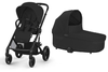 Cybex Balios S Lux Wózek Głęboko-Spacerowy Moon Black