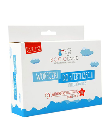 Bocioland Woreczki do sterylizacji 5 sztuk