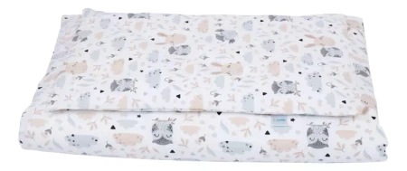 Waldin Wyposażenie do Łóżeczka 7w1 Biały / Sówki