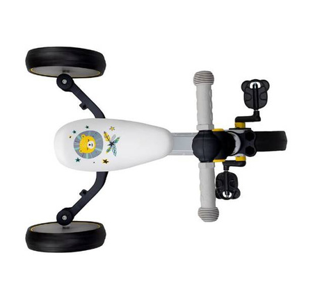 MoMi Loris Rowerek 4w1 Szaro Żółty