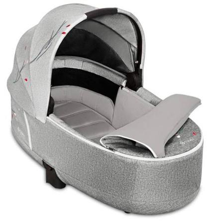 Cybex e-Priam 4.0 Rama ze Stelażem Siedziska + Gondola Wózek Głęboki Koi Crystallized