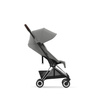 Cybex Coya Wózek Spacerowy Rama Chrome Mirage Grey + Cybex Coya Moskitiera Black