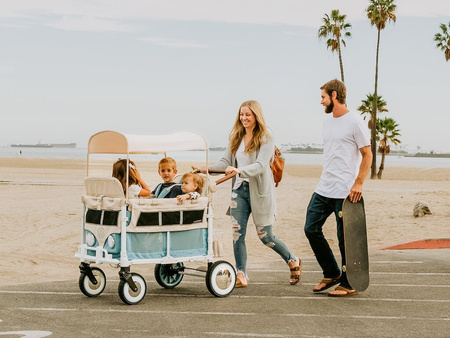 Wonderfold Wózek Wielofunkcyjny 4-osobowy VW4 Volkswagen Sage Green