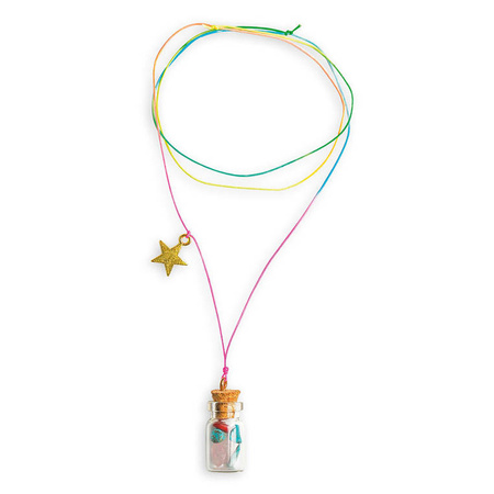 Janod Zestaw kreatywny do tworzenia biżuterii z kamieniami przynoszącymi szczęście 8+