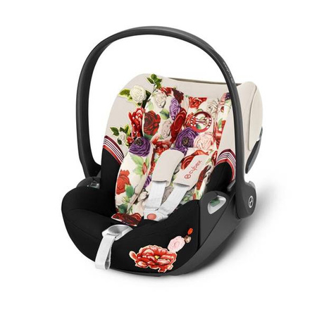 Cybex Cloud T i-Size Fotelik Samochodowy 0-13kg + Tapicerka Letnia Spring Blossom Light