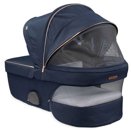 PegPerego Culla Gran Pagoda Gondolka Do Wózków Veloce oraz Vivace z Dodatkowym Okienkiem Blue Shine