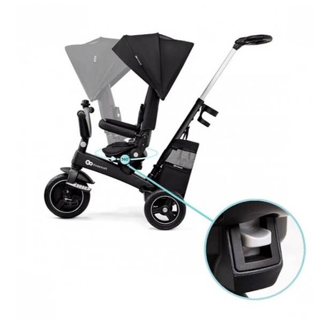 Kinderkraft EasyTwist Rowerek Trójkołowy Czarny