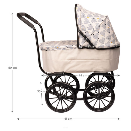 Skrallan Wózek Dla Lalek w Stylu Retro