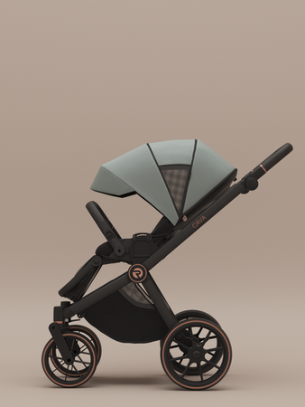 Riko Cava Wózek Głęboko-Spacerowy 12 Sage