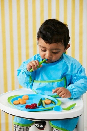 B.Box Fartuszek-śliniaczek wodoodporny z rękawami Ocean Breeze