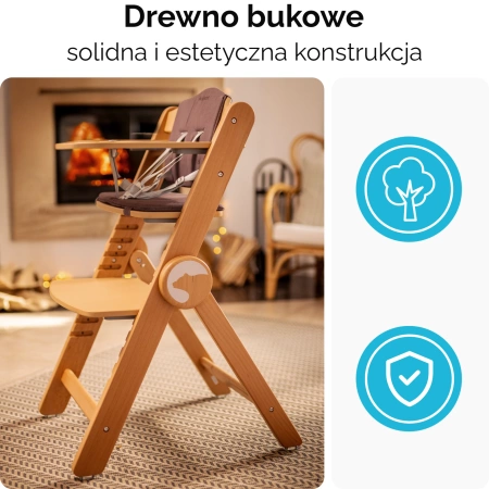 Kidnort Drömmer Krzesełko do Karmienia Zielone